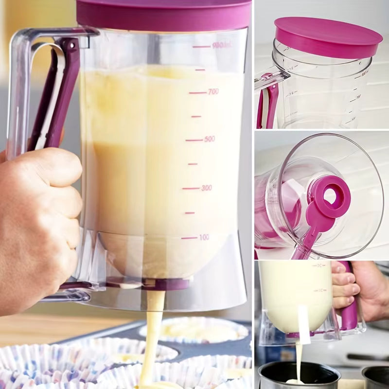 Drypfri bredåbning målt dispensere til dej (900ml)