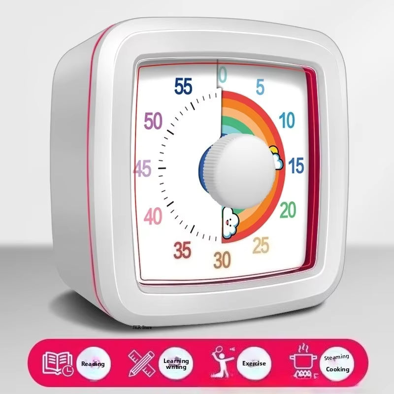 Visueller und geräuschloser 60-Minuten-Timer