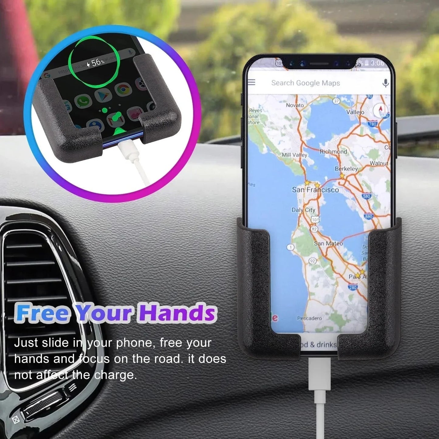 GlideGrip Telefonhalter — Fahre sicherer, stressfrei