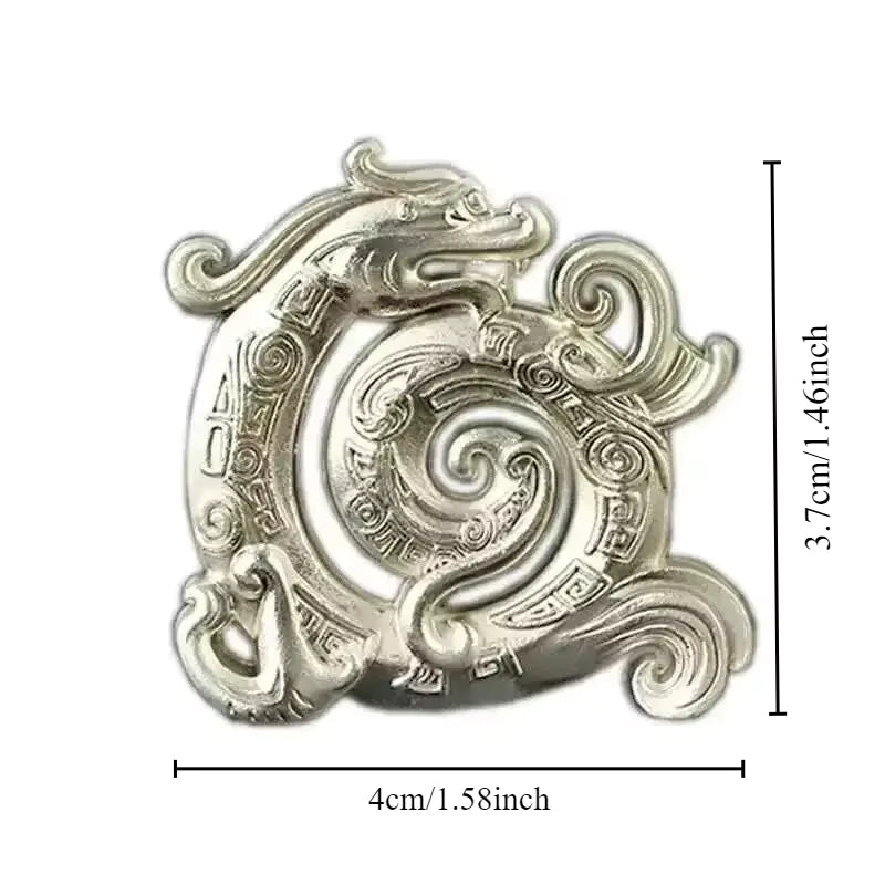 Kompakter Vintage-Bronze-Räucherstäbchenhalter in Schildkrötenform