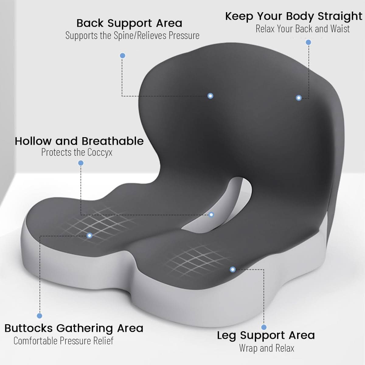 SpineEase Pude — Ultimativ Komfort Hele Dagen