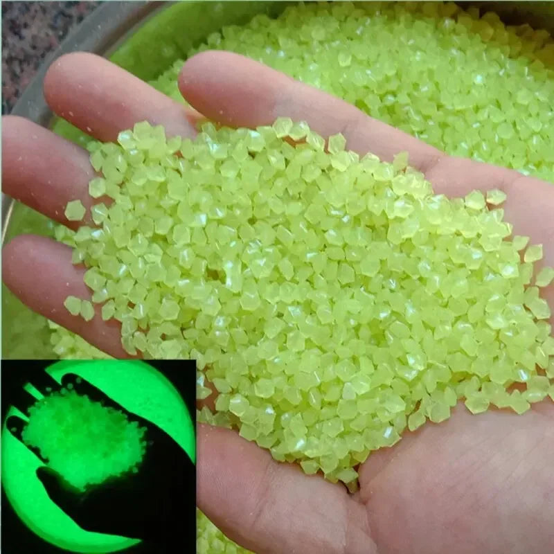 Leuchtende Plastiksteine (Set mit 1000 Stück)