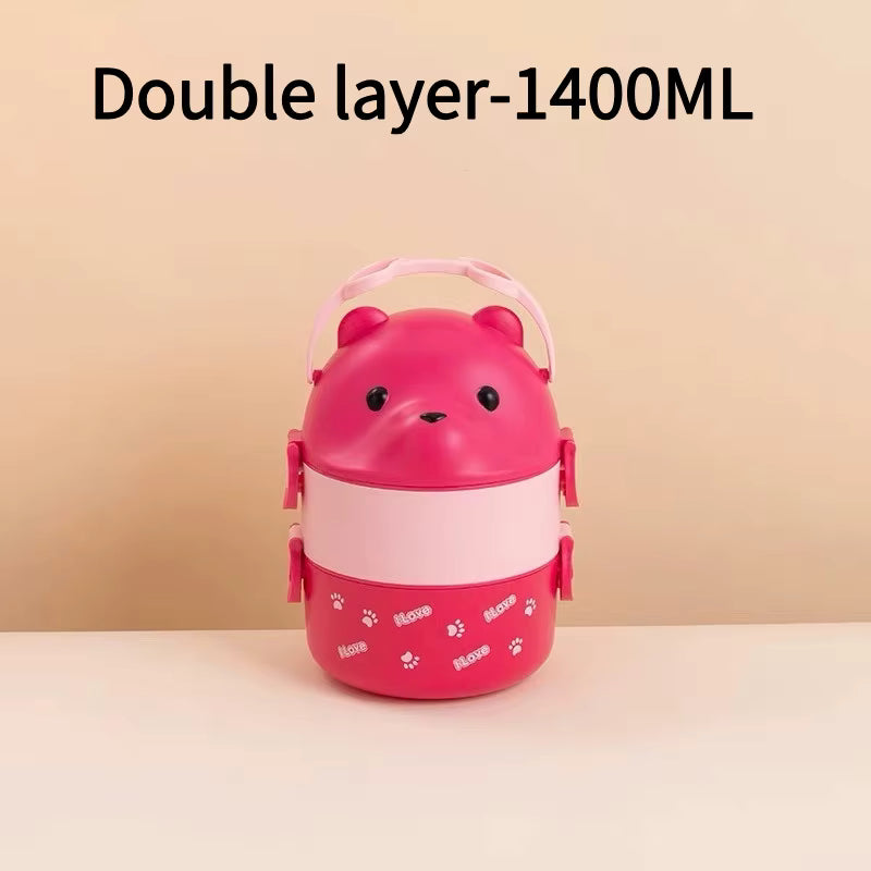 Doppelt isolierte und auslaufsichere Lunchbox (mikrowellengeeignet)