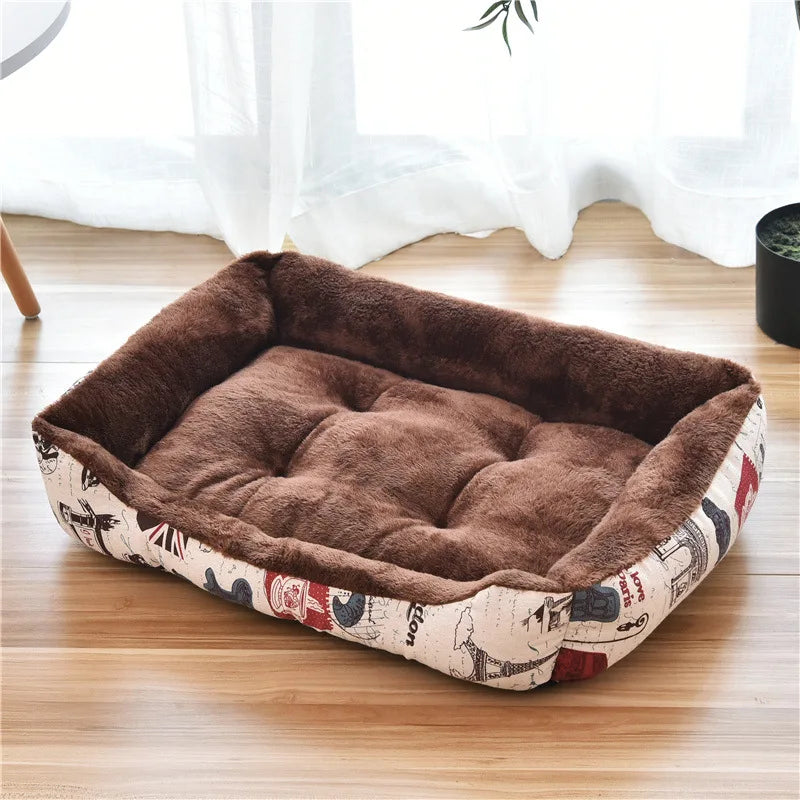 Weiche Rolle Leicht zu Reinigen Hundebett (Verschiedene Größen)
