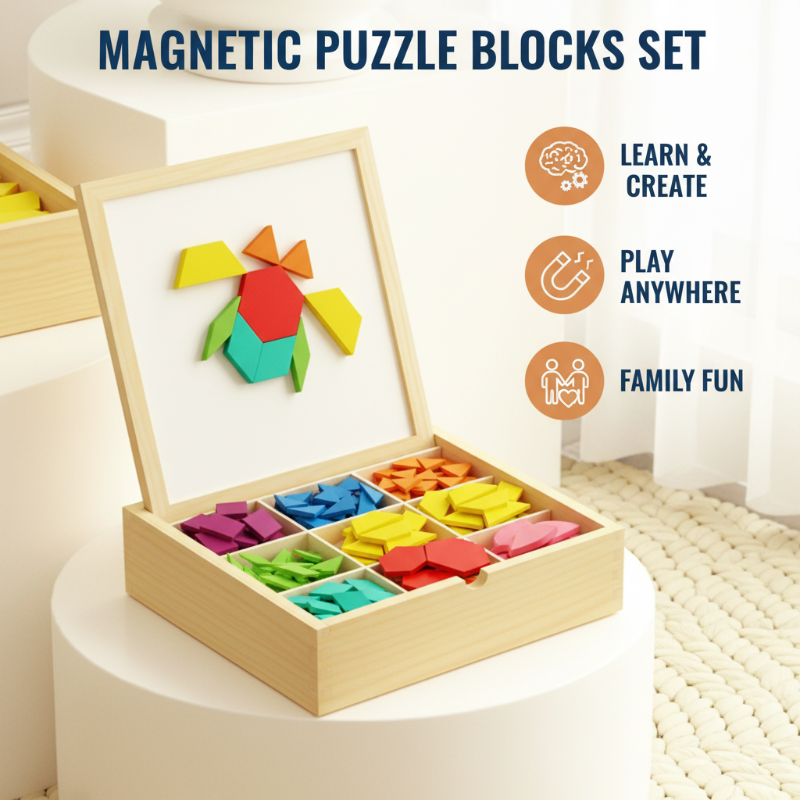 BrainCraft Builders Magnetisches Puzzle — Entfache sofort die Fantasie