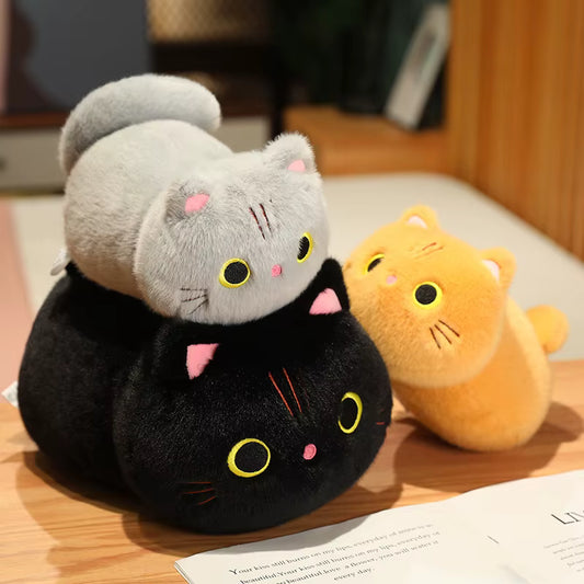 Blød Kawaii Børne Kat Bamsepude (Forskellige Størrelser)