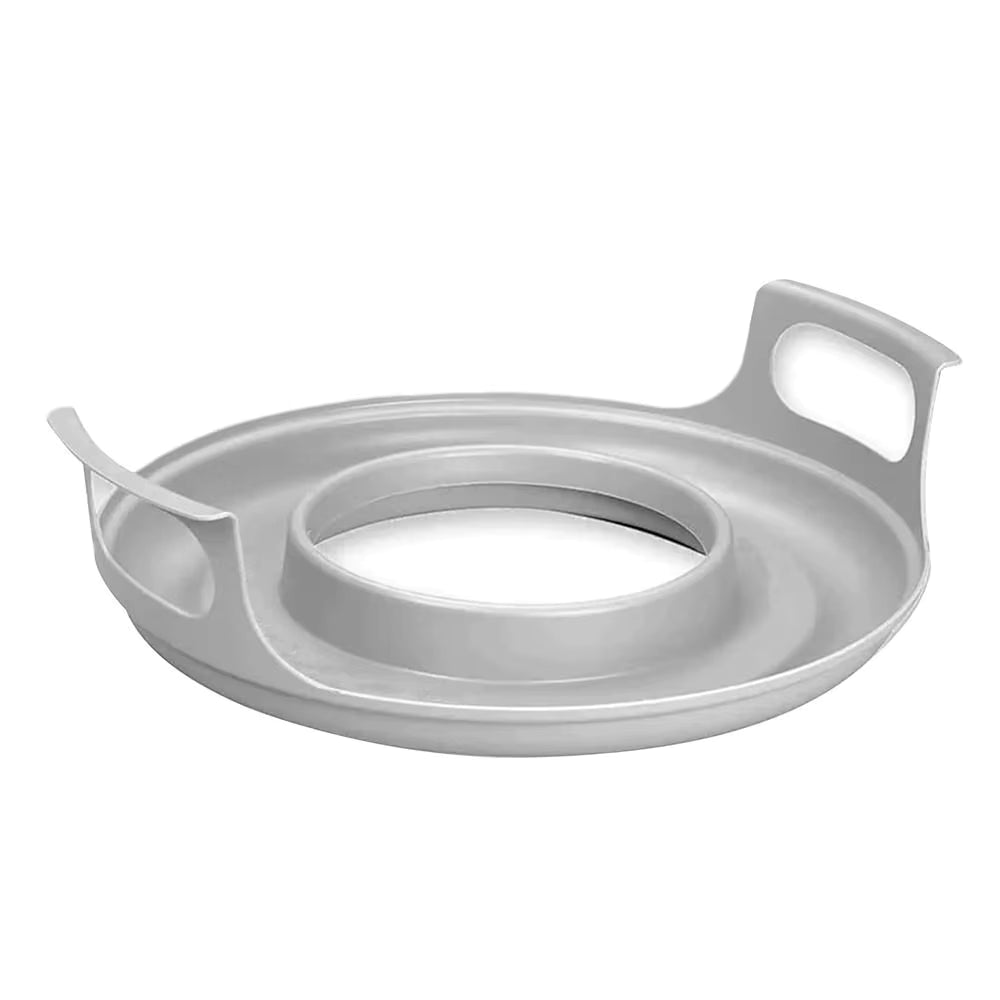 Verformungsbeständiger und leicht zu reinigender Tellerhalter für die Mikrowelle