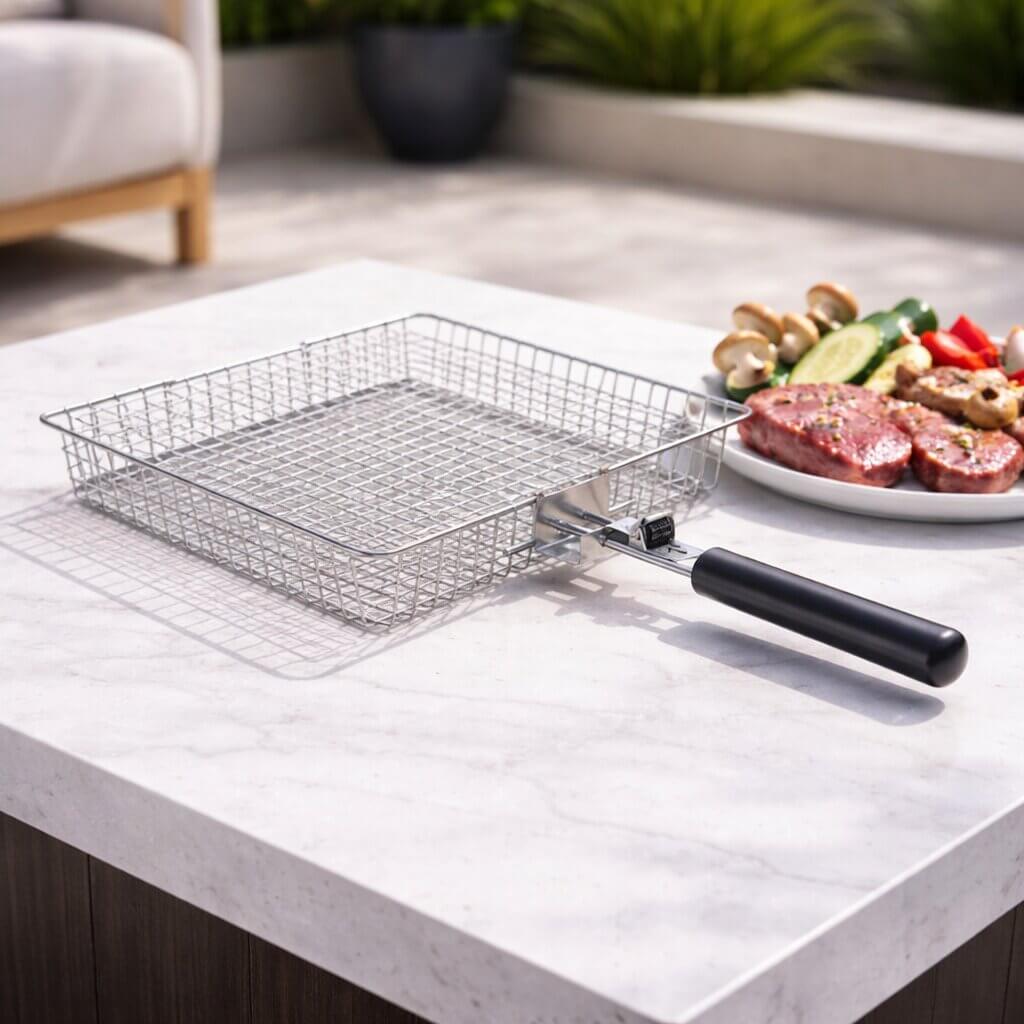 IronSavor Grillkurv — Perfekt Grillet Hver Gang