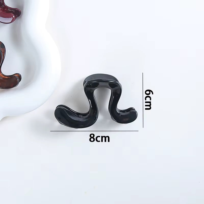 Sichere, rutschfeste, elegante unregelmäßige Haarspange