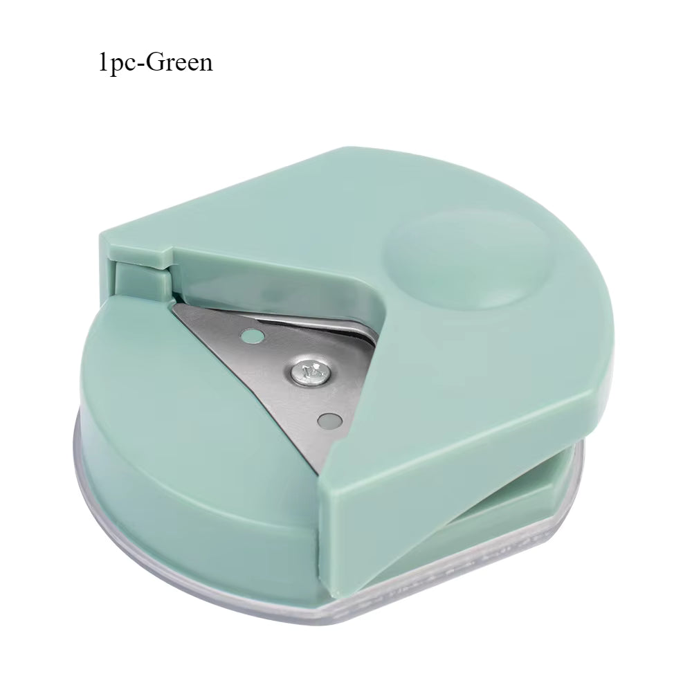 Ergonomischer Eckenstanzer aus Kohlenstoffstahl (integrierter Abfallbehälter)