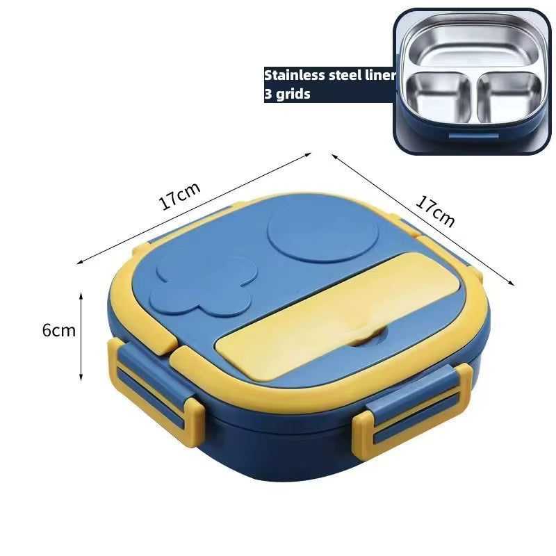 Elektrisch beheizbare, auslaufsichere Lunchbox aus Edelstahl