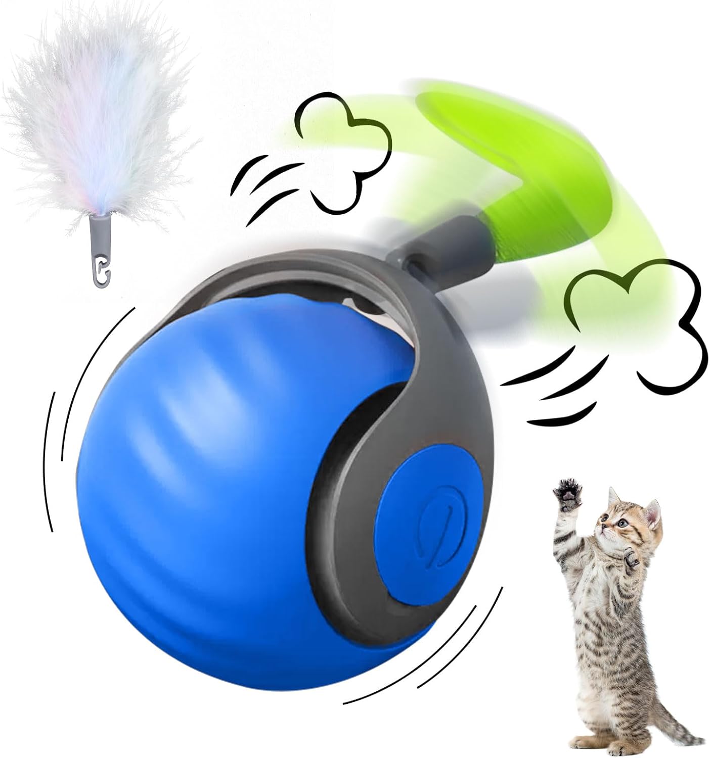 FelineFrenzy Bevægelseskugle — Slip Uendelig Legelyst Løs