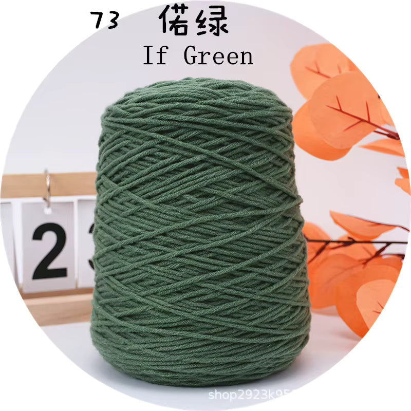 Holdbar 8-trådet flerfarvet tufting garn (400g)