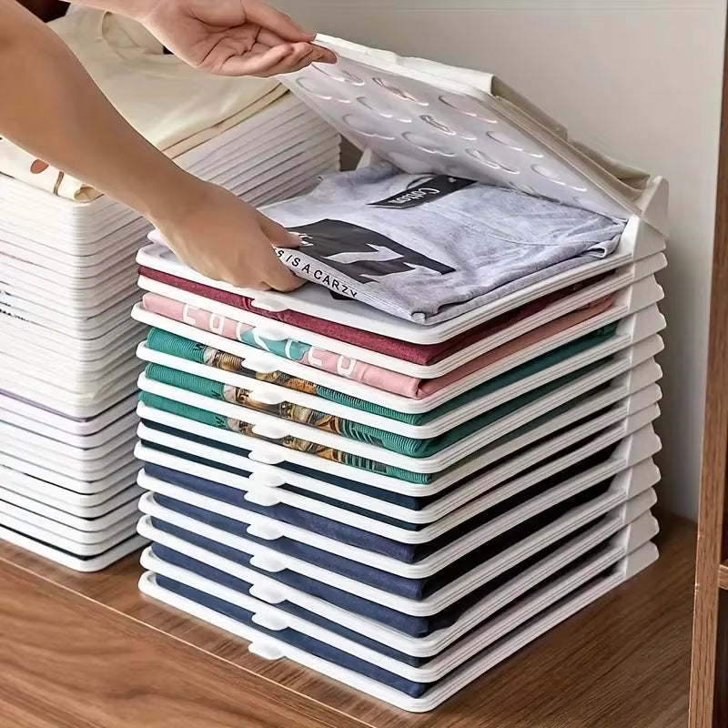 Stapelbarer faltbarer Kleiderorganizer (Schublade und Reise)