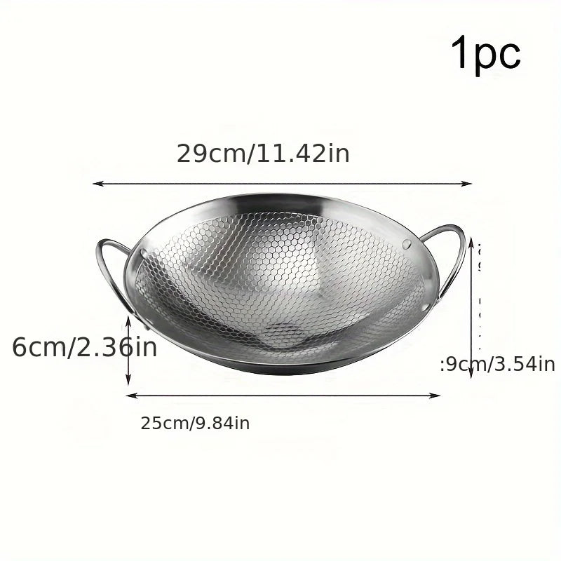 Ridsefast voksmønstret nonstick pande (29 cm)