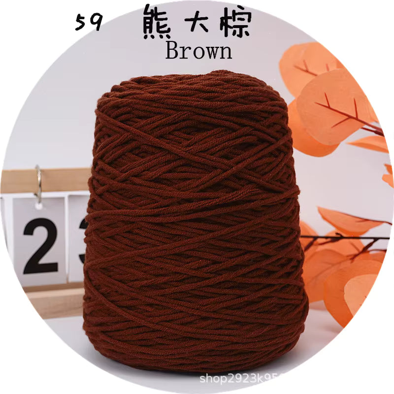 Holdbar 8-trådet flerfarvet tufting garn (400g)