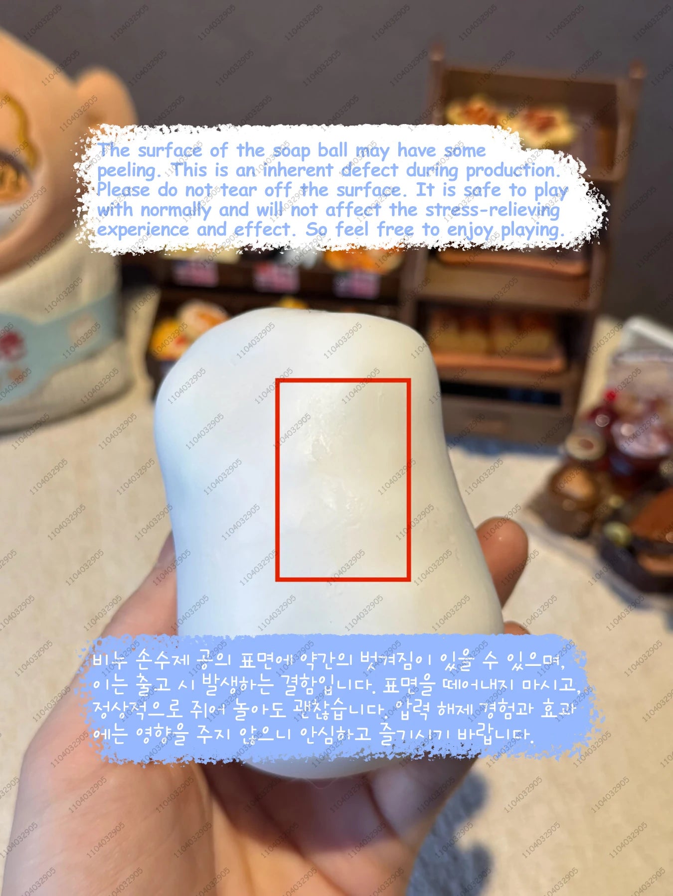 Handgemachter Squishy Seifen-Stressball