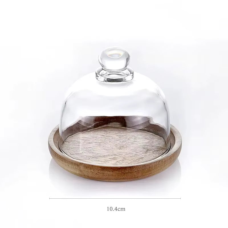 Lufttætte og miljøvenlige opbevaringsglas til mad (træ låg)
