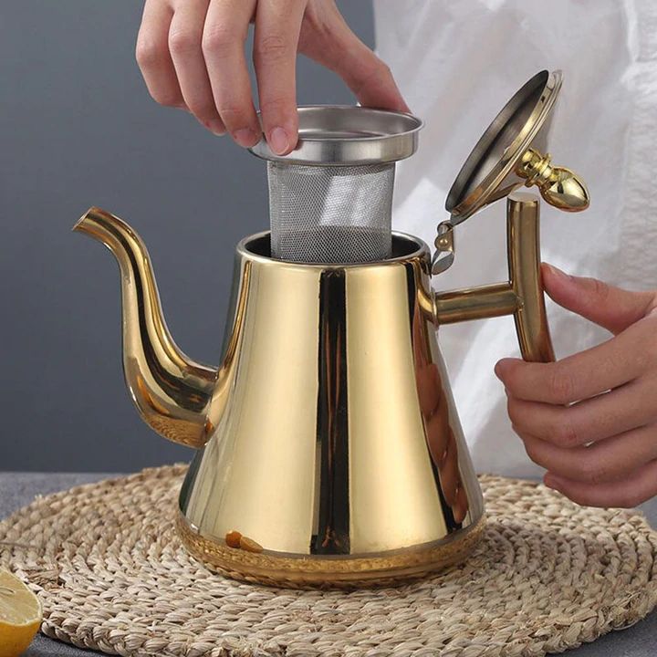 Kochmeister - Bester Induktionswasserkocher mit Filter - Langlebiger Wasserkocher aus Edelstahl