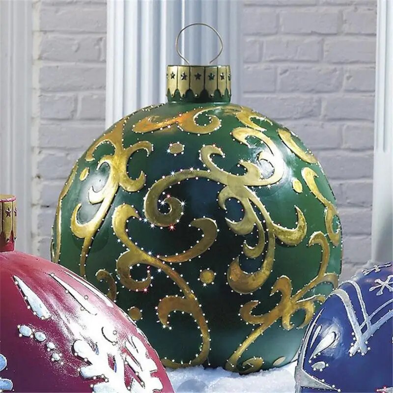 RadianceSphere Riesige Weihnachtskugeln — Unzerbrechliche Feiertagsfreude