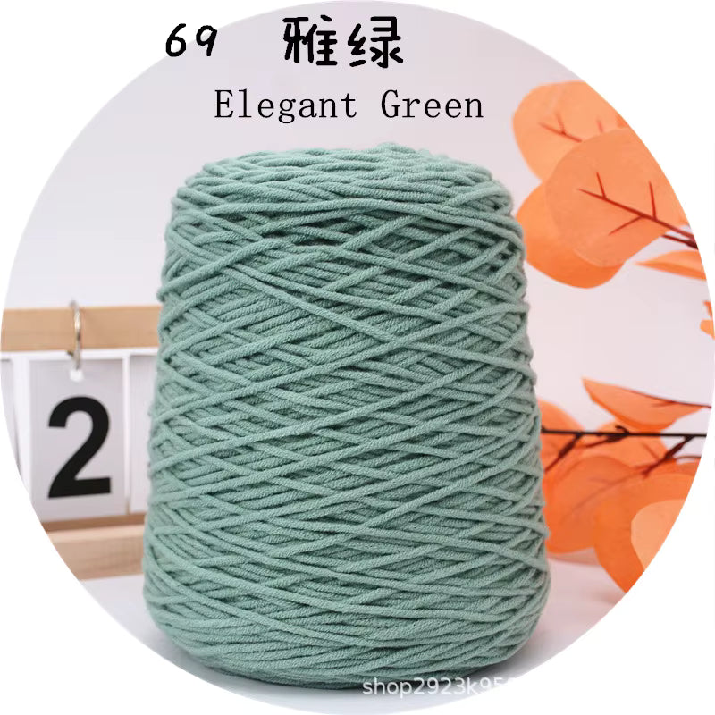 Holdbar 8-trådet flerfarvet tufting garn (400g)