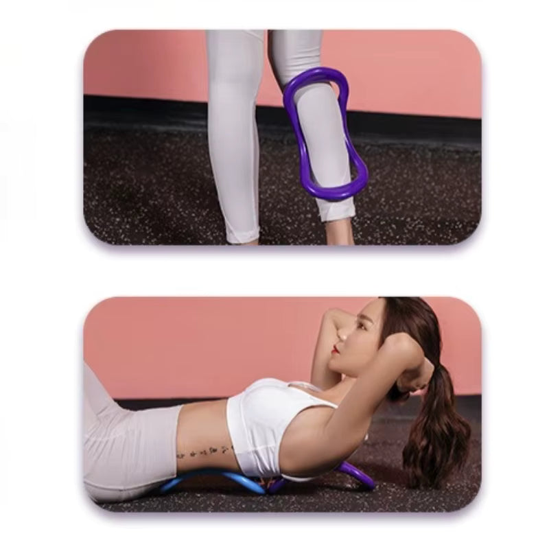 Leichter Pilates-Ring mit gepolstertem Griff (Beine und Oberschenkel)
