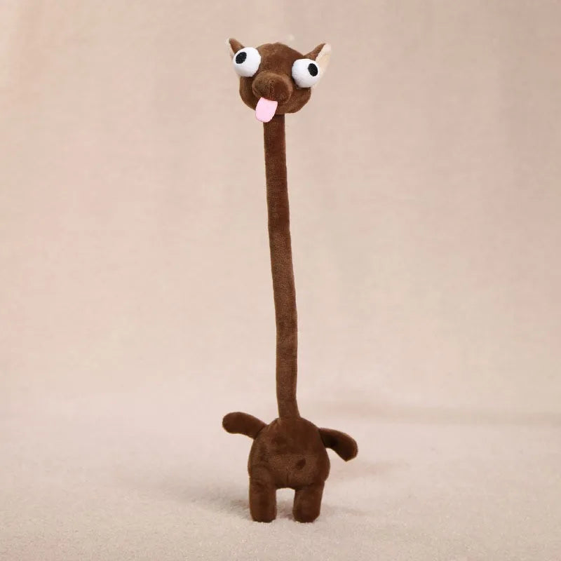 Schlüsselanhänger mit langhalsigem Plüschtier (40 cm)