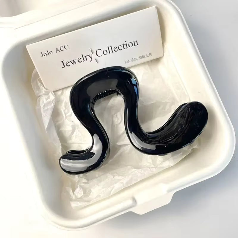 Sichere, rutschfeste, elegante unregelmäßige Haarspange