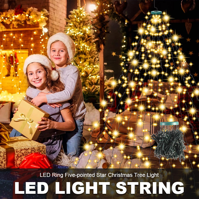 LumaStar Cascade LED-ringlys — Fortryll dine ferier