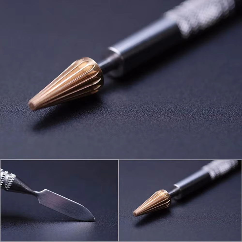 Schneller und präziser Rollstift für Lederkantenfarbe (Metallkopf)