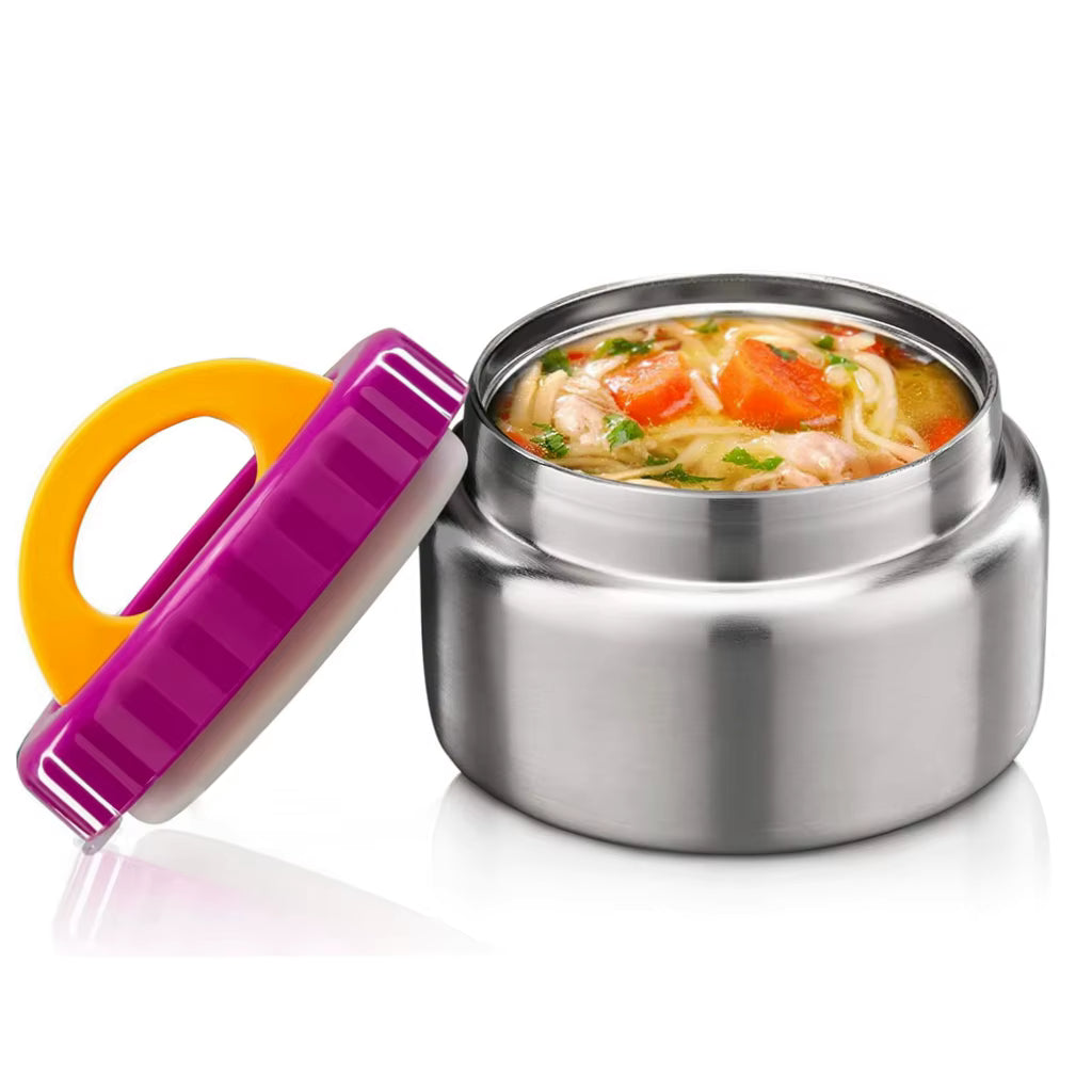 Lækagesikker vakuumisoleret børnesuppe termoflaske (8oz)