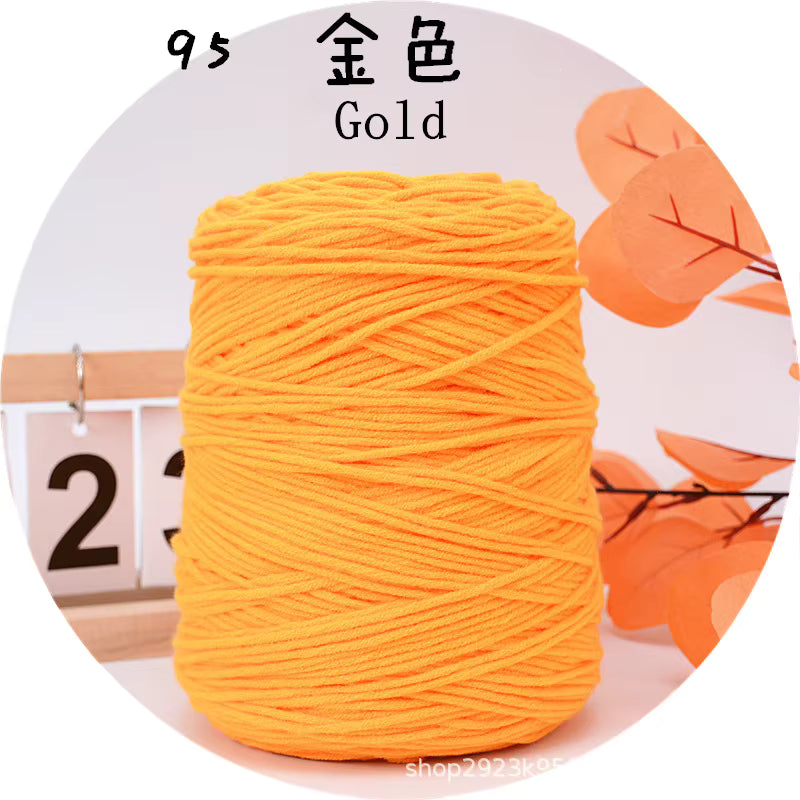 Holdbar 8-trådet flerfarvet tufting garn (400g)