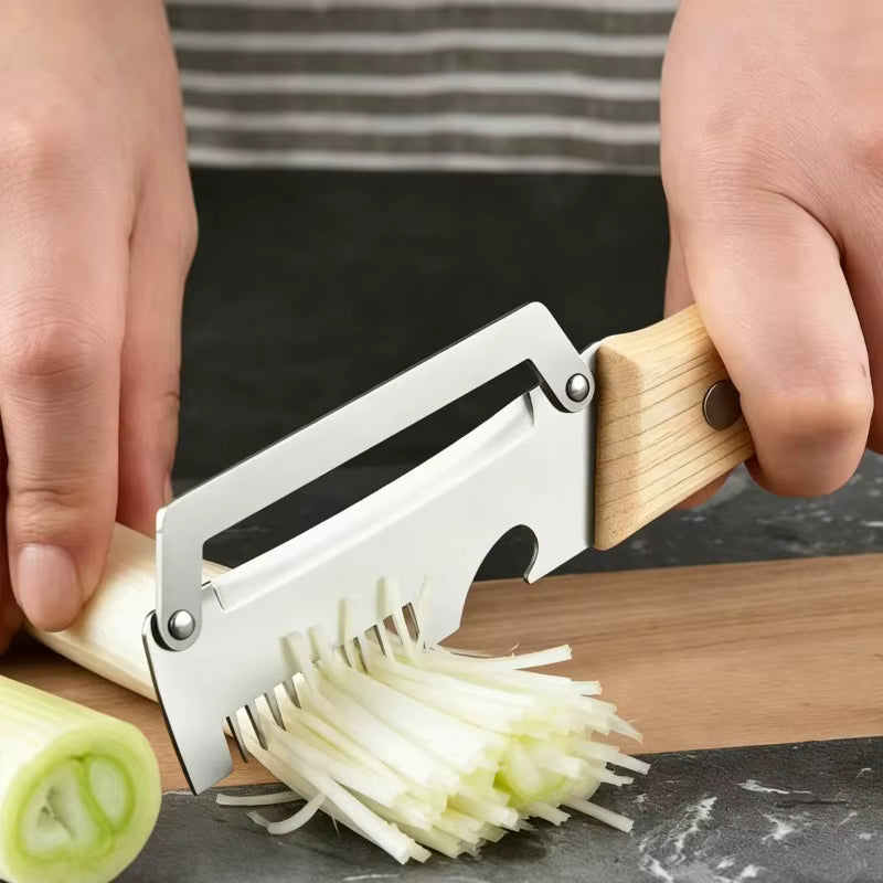 Ergonomischer Wende-Gemüseschäler aus Edelstahl (2er-Pack)