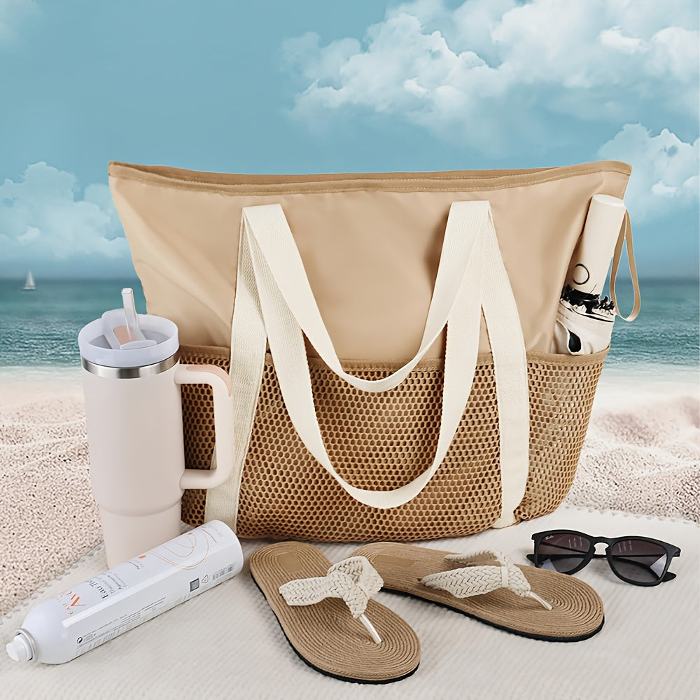SunVibe Strandtaske — Strandlykke, Uden Besvær