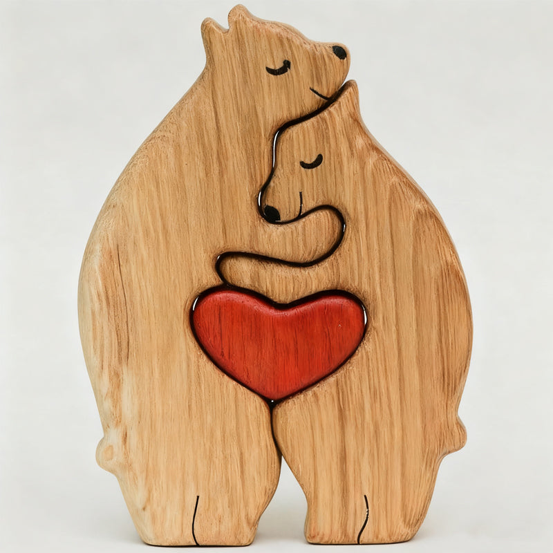 HearthHugs Holzpuzzle Ornamente — Liebe täglich vereinen