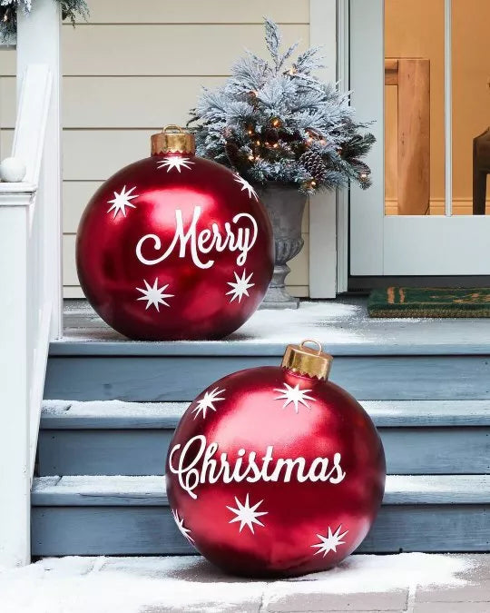 RadianceSphere Riesige Weihnachtskugeln — Unzerbrechliche Feiertagsfreude
