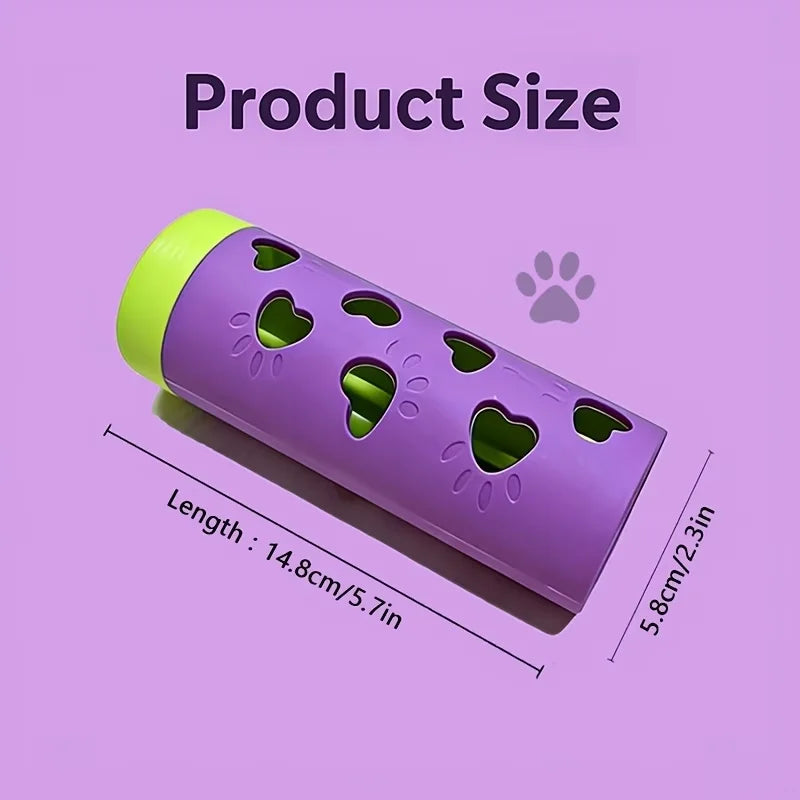 Bissfester interaktiver Snackspender für langsames Fressen (für Hunde und Katzen)