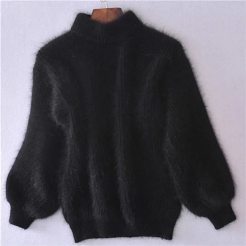 Livia - Pullover im Vintage-Angora-Stil