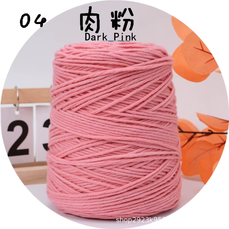 Holdbar 8-trådet flerfarvet tufting garn (400g)