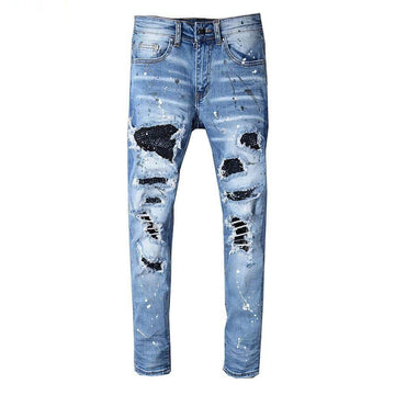 GlamFit - Mit Strass besetzte Jeans | Funkelnde Strasssteine sorgen für einen trendigen Look