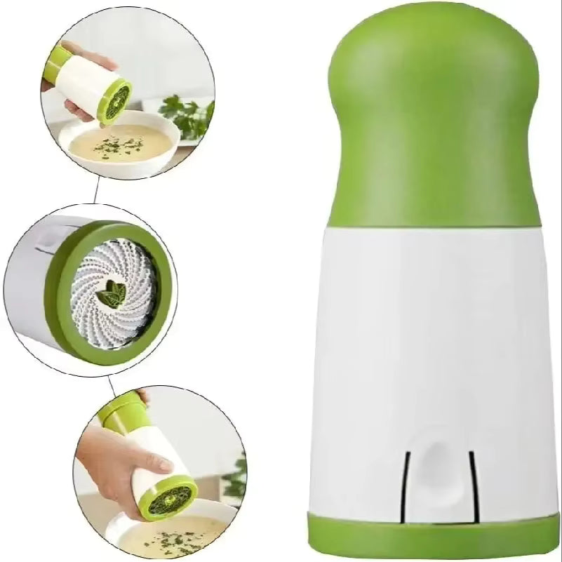 Manuelle Gewürzkräutermühle aus Edelstahl (Handgerät)