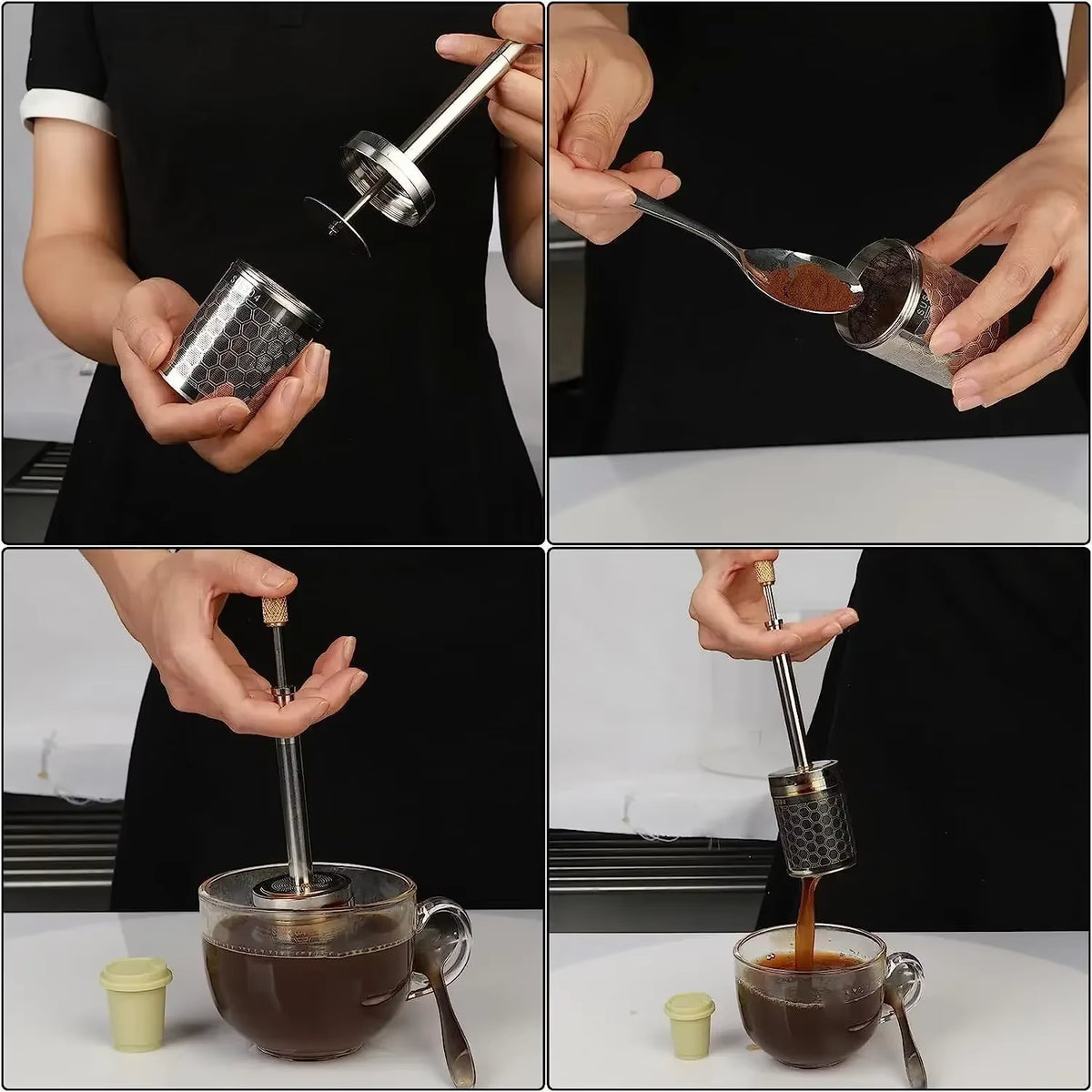 Robustes verstellbares 360°-Drehrad (4 Zoll)