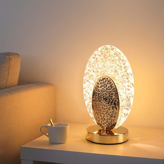 LumiPlume - Moderne und luxuriöse Pfauentischlampe