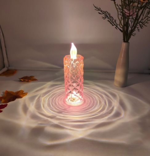 AuraLuxe Kristall LED-Licht — Fesselndes Glühen, Sofortige Stimmung