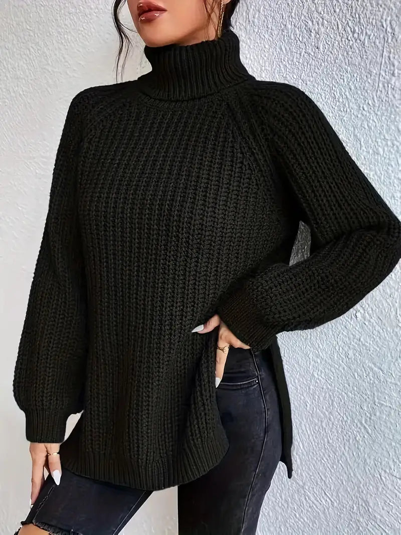 Esme - Luxuriöser warmer gestrickter Pullover für Frauen