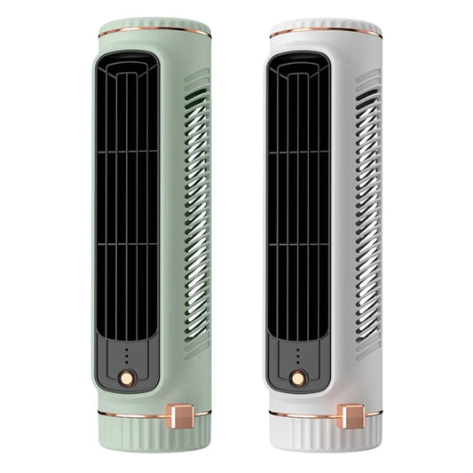Tårnventilator Bladløs og Ultra-Bærbar Design | 6x8x27 cm | Hvisker-Stille Luftstrøm | Sikker for Børn og Kæledyr i 2 Farver