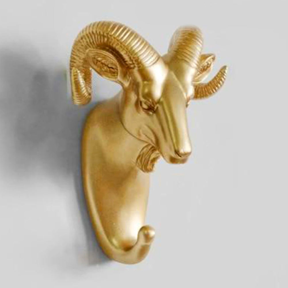 Variant image for Guld Dyr Opbevaringskroge til Elegant Organisering – Unikke Dyremotiver, Holdbart Metal, Væg- og Dørmontering-3