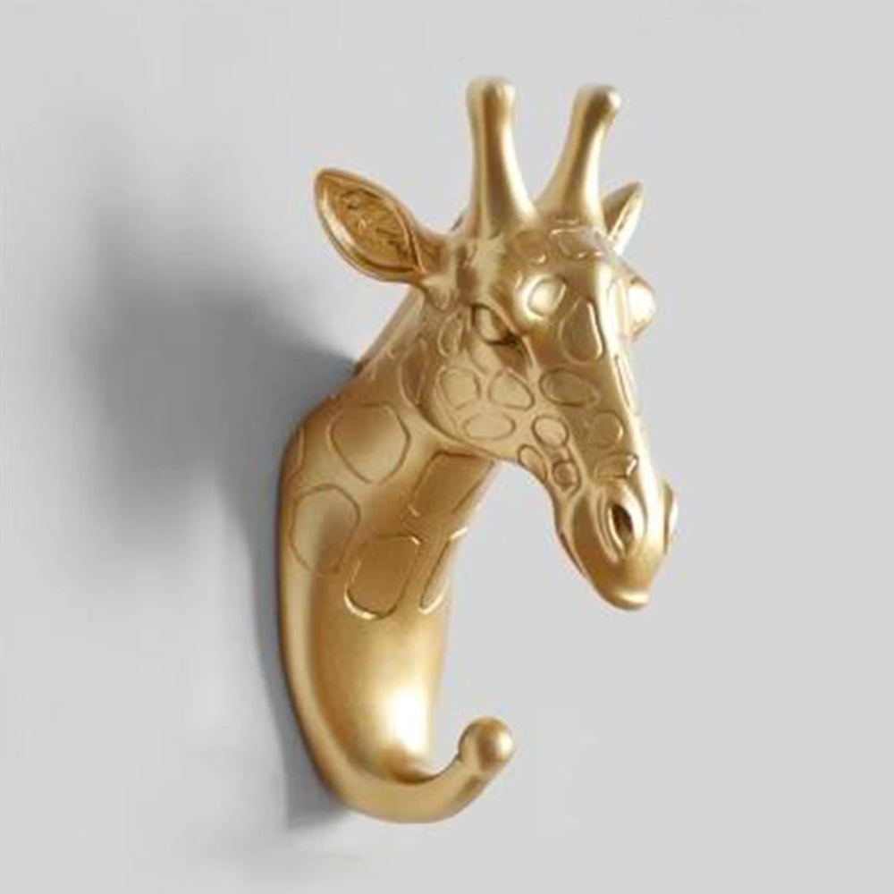 Variant image for Guld Dyr Opbevaringskroge til Elegant Organisering – Unikke Dyremotiver, Holdbart Metal, Væg- og Dørmontering-4
