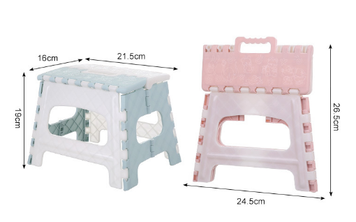 HappySeat - Tragbarer, zusammenklappbarer Hocker aus Kunststoff