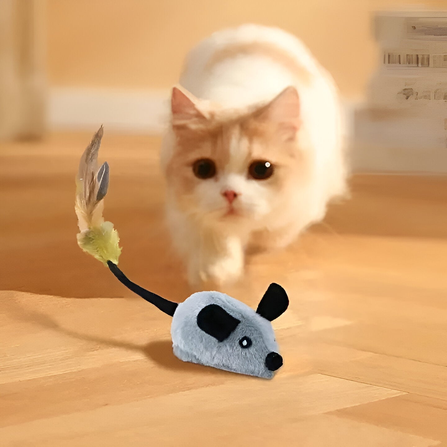 Bewegliche Mäuse für Katzen | piepsendes Katzen-Spielzeug | automatisch bewegliches Katzen-Spielzeug | Smarte Katzen-Spielzeuge – Spielzeug für Kätzchen mit automatischer Bewegung